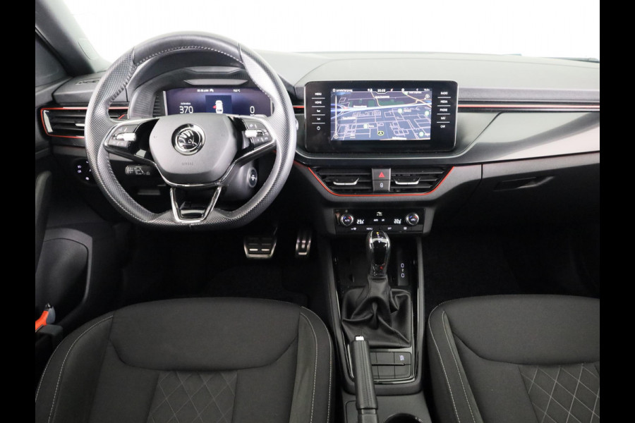 Škoda SCALA 1.0 TSI Sport Business 110 pk Automaat (DSG) | Navigatie | Parkeersensoren achter | Achteruitrijcamera | Adaptieve cruise control | Full LED koplampen | Voll. digitaal instrumentenpaneel |