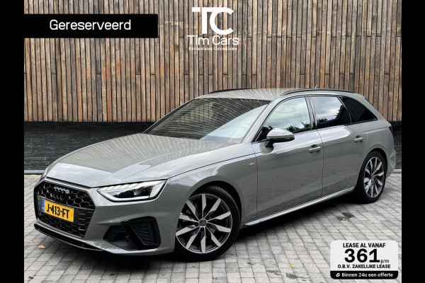 Audi A4 Avant 35 TFSI S-line Automaat | Quantumgrijs | LED | Getint glas | Afgevlakt stuurwiel | Navigatiesysteem | Apple CarPlay | Clim