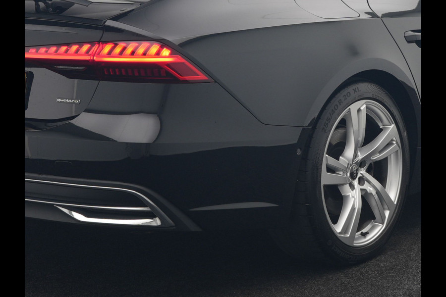 Audi A7 Sportback 50 TFSI e quattro S Line Plug In Hybrid 299pk Dealer O.H PHEV | Panodak | Adaptive Cruise | 360 Camera | Alcantara Sportstoelen Memory & Verwarmd | Apple Carplay | Blis | Navigatie | Virtual | DAB | 20"L.M |