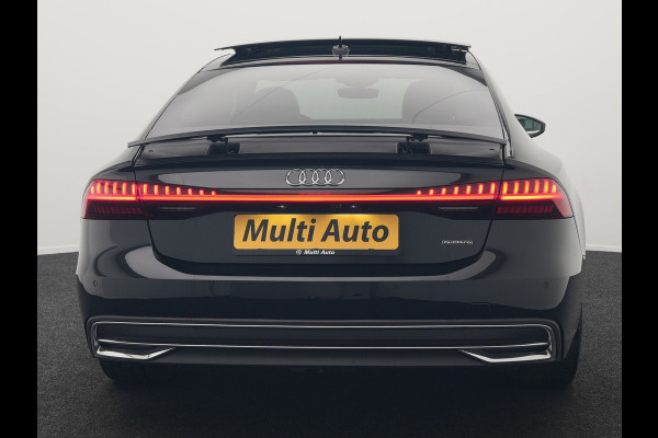 Audi A7 Sportback 50 TFSI e quattro S Line Plug In Hybrid 299pk Dealer O.H PHEV | Panodak | Adaptive Cruise | 360 Camera | Alcantara Sportstoelen Memory & Verwarmd | Apple Carplay | Blis | Navigatie | Virtual | DAB | 20"L.M |