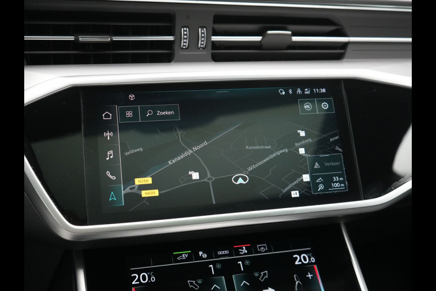 Audi A7 Sportback 50 TFSI e quattro S Line Plug In Hybrid 299pk Dealer O.H PHEV | Panodak | Adaptive Cruise | 360 Camera | Alcantara Sportstoelen Memory & Verwarmd | Apple Carplay | Blis | Navigatie | Virtual | DAB | 20"L.M |
