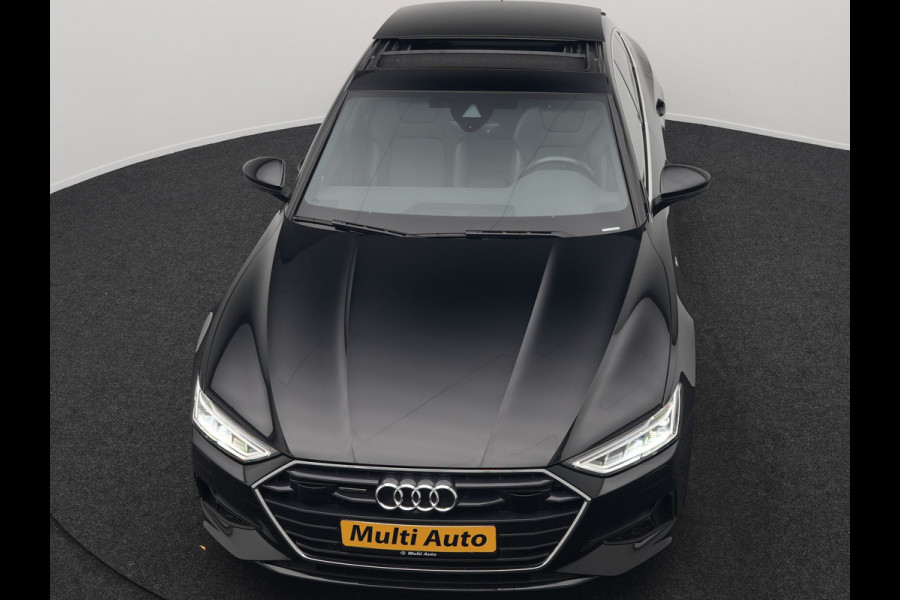 Audi A7 Sportback 50 TFSI e quattro S Line Plug In Hybrid 299pk Dealer O.H PHEV | Panodak | Adaptive Cruise | 360 Camera | Alcantara Sportstoelen Memory & Verwarmd | Apple Carplay | Blis | Navigatie | Virtual | DAB | 20"L.M |
