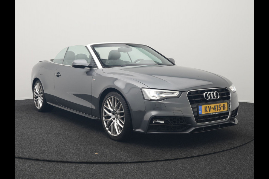 Audi A5 Cabriolet 1.8 TFSI S Line Automaat 177pk Dealer O.H | S Line Interieur & Exterieur | Bang & Olufsen | Cruise Control | Lederen Sportstoelen Verwarmd | Nekverwarming | 19" L.M | Navigatie | DAB |