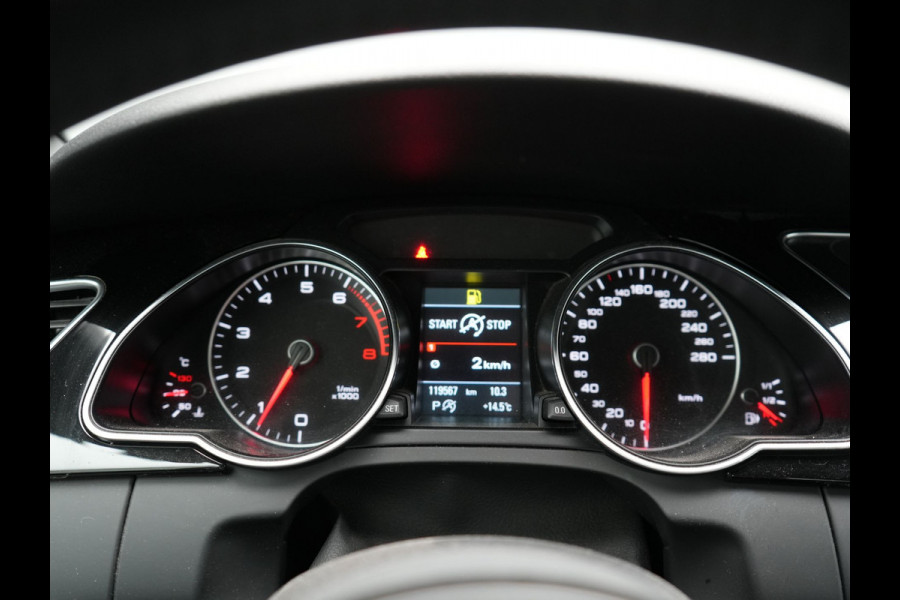 Audi A5 Cabriolet 1.8 TFSI S Line Automaat 177pk Dealer O.H | S Line Interieur & Exterieur | Bang & Olufsen | Cruise Control | Lederen Sportstoelen Verwarmd | Nekverwarming | 19" L.M | Navigatie | DAB |