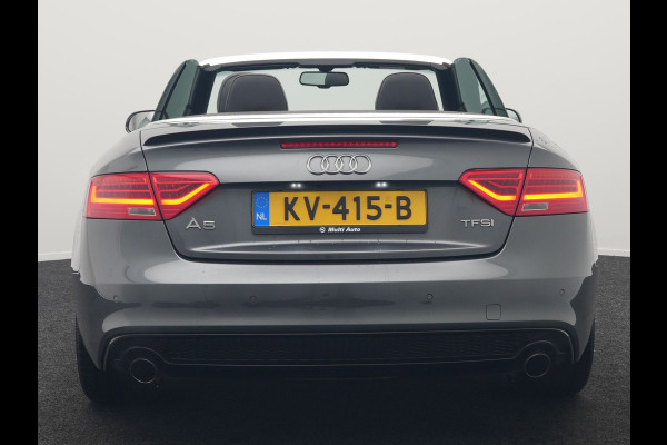 Audi A5 Cabriolet 1.8 TFSI S Line Automaat 177pk Dealer O.H | S Line Interieur & Exterieur | Bang & Olufsen | Cruise Control | Lederen Sportstoelen Verwarmd | Nekverwarming | 19" L.M | Navigatie | DAB |