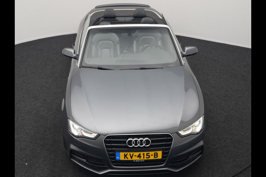 Audi A5 Cabriolet 1.8 TFSI S Line Automaat 177pk Dealer O.H | S Line Interieur & Exterieur | Bang & Olufsen | Cruise Control | Lederen Sportstoelen Verwarmd | Nekverwarming | 19" L.M | Navigatie | DAB |