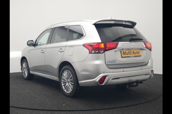 Mitsubishi Outlander 2.4 Intense+ Plug In Hybrid 225pk Dealer O.H PHEV | Trekhaak Af Fabriek | 360 Camera | Lederen Sportstoelen Verwarmd | Apple Carplay | Blis | Cruise Control | Navigatie | Keyless | DAB | 18" L.M |