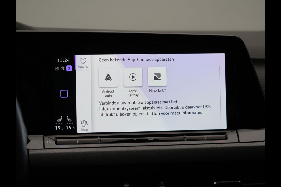 Volkswagen Golf 1.4 eHybrid Style Plug In Hybrid 204pk Dealer O.H PHEV | Adaptive Cruise | Sportstoelen Massage & Memory | IQ Light | Sfeerverlichting | Apple Carplay | Stoelen & Stuur Verwarmd | Virtual | Navigatie | DAB |