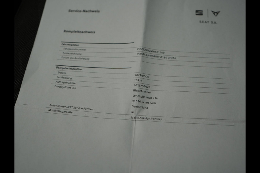 Seat Tarraco 1.4 TSI e-Hybrid FR Plug In Hybrid 245pk Dealer O.H PHEV | Panodak | Adaptive Cruise | Alcantara Sportstoelen Memory & Verwarmd | 360 Camera | Keyless | Apple Carplay | Stuur Verwarmd | Blis | Navigatie | Virtual | DAB | 20"LM |