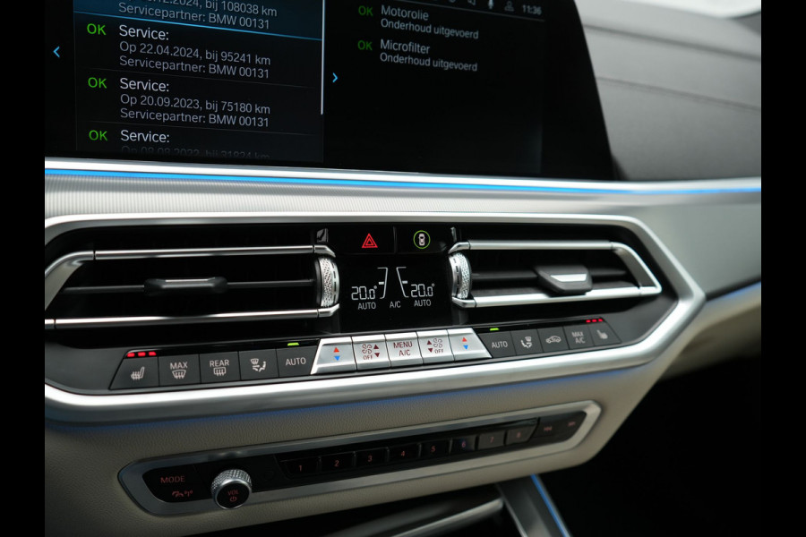 BMW X5 xDrive45e M Sport Plug In Hybrid 395pk Dealer O.H. PHEV | Trekhaak Af Fabriek | Panodak | Soft Close | Luchtvering | 360 Camera | Adaptive Cruise | Harman & Kardon | Lederen Comfortstoelen Memory & Verwarmd | Blis | M Sportstuur Verwarmd |