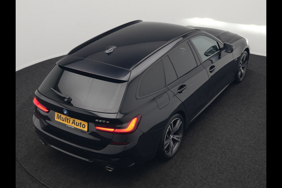 BMW 3 Serie Touring 330e M Sport Plug In Hybrid 292pk Dealer O.H PHEV | Trekhaak Af Fabriek | Adaptive Onderstel | Adaptive Cruise | Laser LED | Sportstoelen Verwarmd | Sfeerverlichting | Apple Carplay | Camera | Virtual | Navigatie | DAB |