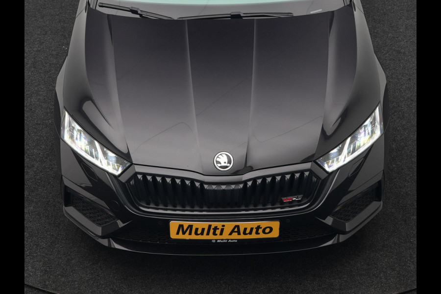 Škoda Octavia Combi 1.4 TSI RS iV Plug In Hybrid 245pk Dealer O.H. PHEV | Panodak | Head Up | Adaptive Cruise | Apple Carplay | Canton Audio | Crystal LED | RS Sportstoelen Verwarmd | Keyless | Front & Lane Assist | Sportstuur Verwarmd | Navigatie | DAB |