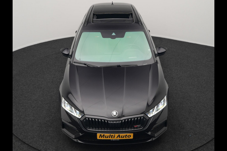 Škoda Octavia Combi 1.4 TSI RS iV Plug In Hybrid 245pk Dealer O.H. PHEV | Panodak | Head Up | Adaptive Cruise | Apple Carplay | Canton Audio | Crystal LED | RS Sportstoelen Verwarmd | Keyless | Front & Lane Assist | Sportstuur Verwarmd | Navigatie | DAB |