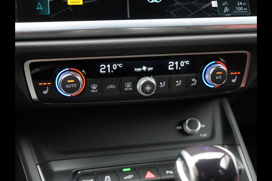 Audi Q3 Sportback 45 TFSI e S Line Plug In Hybrid 245pk Dealer O.H PHEV | Panodak | Adaptive Cruise | Lederen Sportstoelen Memory & Verwarmd | Sfeerverlichting | Camera | Virtual | Blis | Navigatie | DAB |