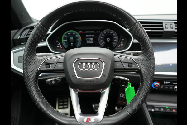 Audi Q3 Sportback 45 TFSI e S Line Plug In Hybrid 245pk Dealer O.H PHEV | Panodak | Adaptive Cruise | Lederen Sportstoelen Memory & Verwarmd | Sfeerverlichting | Camera | Virtual | Blis | Navigatie | DAB |
