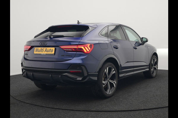 Audi Q3 Sportback 45 TFSI e S Line Plug In Hybrid 245pk Dealer O.H PHEV | Matrix LED | Cruise Control | Sonos Soundsystem | Apple Carplay | Lane Assist | Lederen Sportstoelen Verwarmd | L.M. 20" |