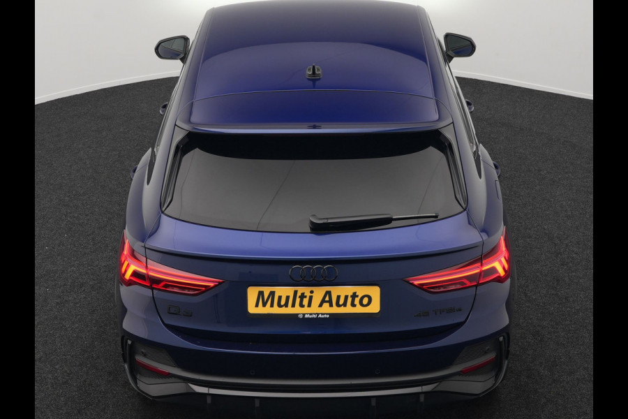 Audi Q3 Sportback 45 TFSI e S Line Plug In Hybrid 245pk Dealer O.H PHEV | Matrix LED | Cruise Control | Sonos Soundsystem | Apple Carplay | Lane Assist | Lederen Sportstoelen Verwarmd | L.M. 20" |