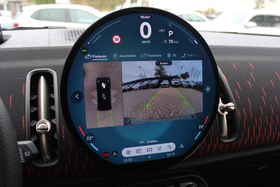 MINI Countryman 2.0 S ALL4 John Cooper Works XL / Trekhaak / Panoramadak / 360Camera / Head-up / Harman Kardon / 20'' / Leder / Memory seats / Sfeerverlichting / LED / CarPlay / Stuur+Stoelverwarming / Dodehoek / DAB / ACC