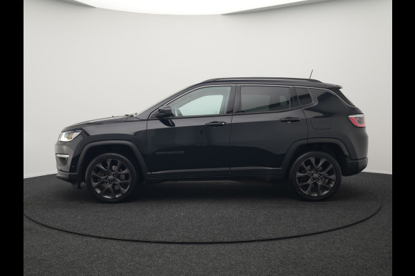 Jeep Compass 4xe 240 Electric S Plug In Hybrid 240pk Dealer O.H PHEV | Lederen Sportstoelen Memory & Verwarmd | Camera | Navigatie | Blis | Keyless | Stuur Verwarmd | Cruise Control | DAB |