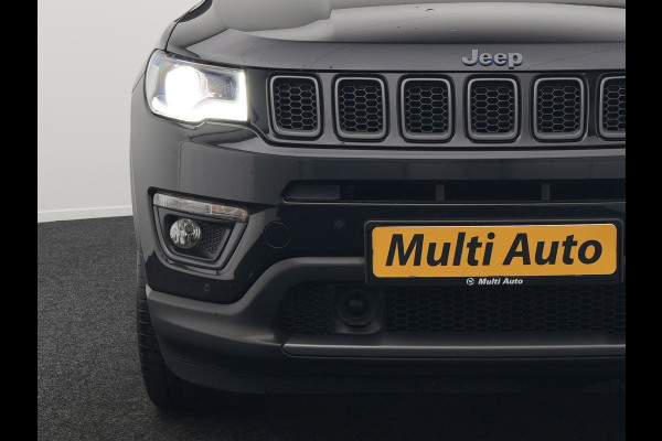 Jeep Compass 4xe 240 Electric S Plug In Hybrid 240pk Dealer O.H PHEV | Lederen Sportstoelen Memory & Verwarmd | Camera | Navigatie | Blis | Keyless | Stuur Verwarmd | Cruise Control | DAB |