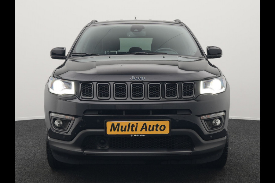 Jeep Compass 4xe 240 Electric S Plug In Hybrid 240pk Dealer O.H PHEV | Lederen Sportstoelen Memory & Verwarmd | Camera | Navigatie | Blis | Keyless | Stuur Verwarmd | Cruise Control | DAB |