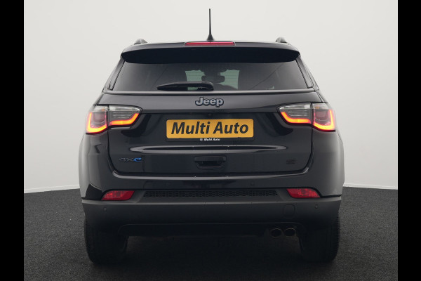 Jeep Compass 4xe 240 Electric S Plug In Hybrid 240pk Dealer O.H PHEV | Lederen Sportstoelen Memory & Verwarmd | Camera | Navigatie | Blis | Keyless | Stuur Verwarmd | Cruise Control | DAB |