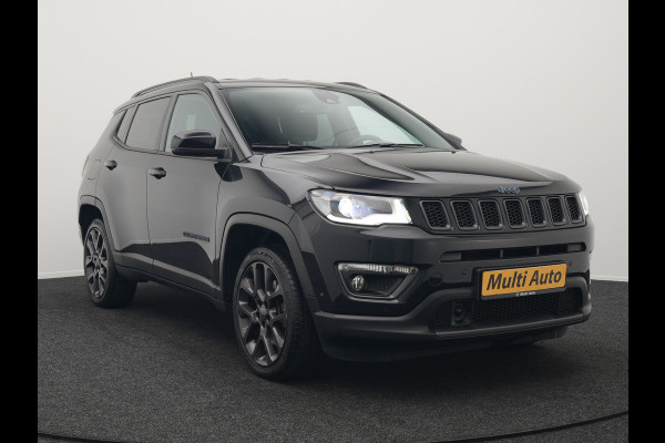 Jeep Compass 4xe 240 Electric S Plug In Hybrid 240pk Dealer O.H PHEV | Lederen Sportstoelen Memory & Verwarmd | Camera | Navigatie | Blis | Keyless | Stuur Verwarmd | Cruise Control | DAB |