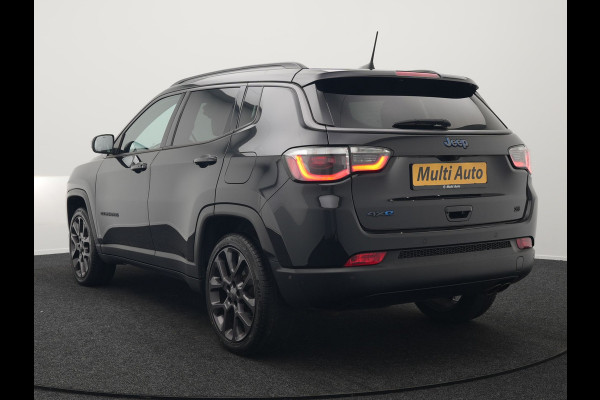 Jeep Compass 4xe 240 Electric S Plug In Hybrid 240pk Dealer O.H PHEV | Lederen Sportstoelen Memory & Verwarmd | Camera | Navigatie | Blis | Keyless | Stuur Verwarmd | Cruise Control | DAB |