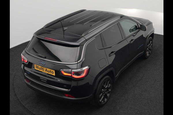 Jeep Compass 4xe 240 Electric S Plug In Hybrid 240pk Dealer O.H PHEV | Lederen Sportstoelen Memory & Verwarmd | Camera | Navigatie | Blis | Keyless | Stuur Verwarmd | Cruise Control | DAB |