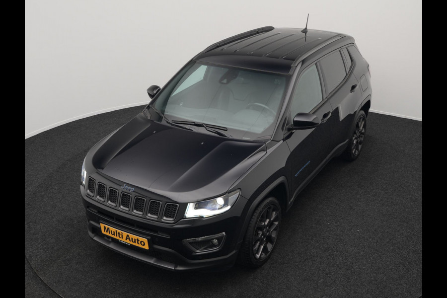 Jeep Compass 4xe 240 Electric S Plug In Hybrid 240pk Dealer O.H PHEV | Lederen Sportstoelen Memory & Verwarmd | Camera | Navigatie | Blis | Keyless | Stuur Verwarmd | Cruise Control | DAB |