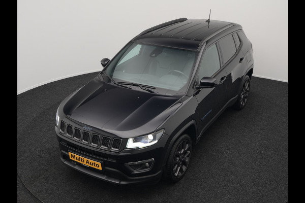 Jeep Compass 4xe 240 Electric S Plug In Hybrid 240pk Dealer O.H PHEV | Lederen Sportstoelen Memory & Verwarmd | Camera | Navigatie | Blis | Keyless | Stuur Verwarmd | Cruise Control | DAB |