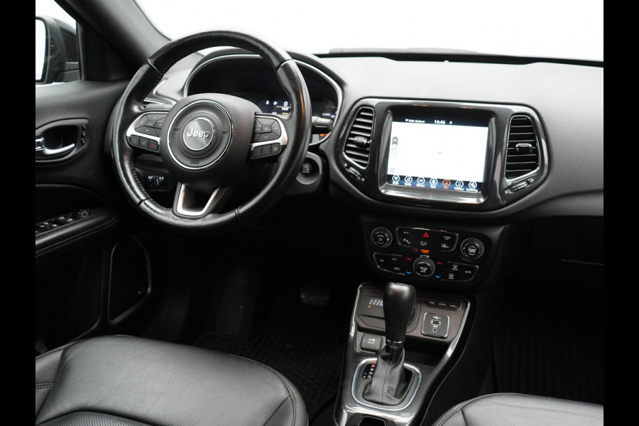Jeep Compass 4xe 240 Electric S Plug In Hybrid 240pk Dealer O.H PHEV | Lederen Sportstoelen Memory & Verwarmd | Camera | Navigatie | Blis | Keyless | Stuur Verwarmd | Cruise Control | DAB |