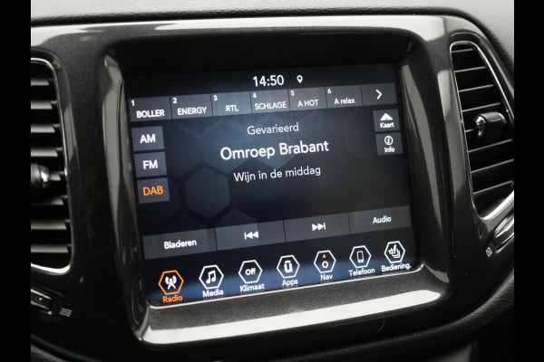 Jeep Compass 4xe 240 Electric S Plug In Hybrid 240pk Dealer O.H PHEV | Lederen Sportstoelen Memory & Verwarmd | Camera | Navigatie | Blis | Keyless | Stuur Verwarmd | Cruise Control | DAB |