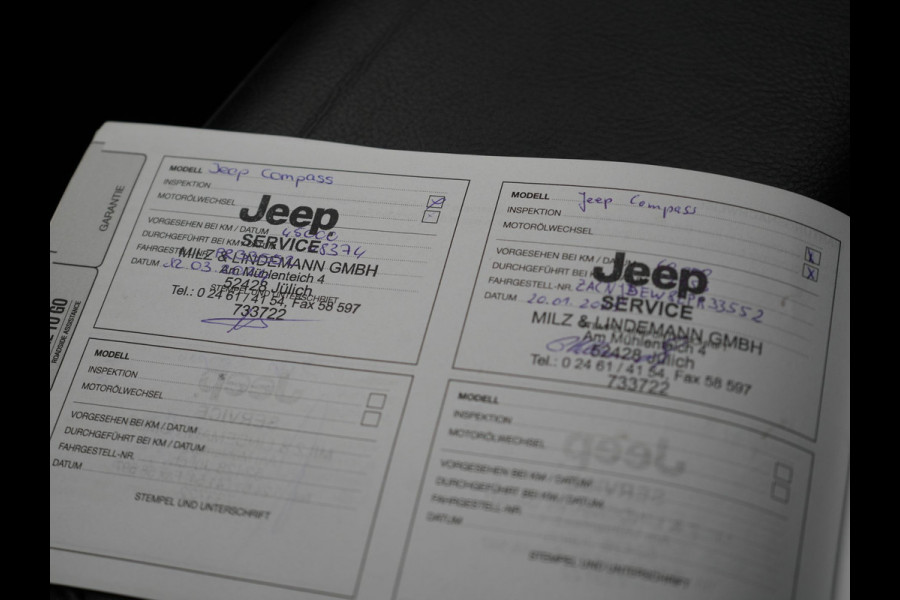 Jeep Compass 4xe 240 Electric S Plug In Hybrid 240pk Dealer O.H PHEV | Lederen Sportstoelen Memory & Verwarmd | Camera | Navigatie | Blis | Keyless | Stuur Verwarmd | Cruise Control | DAB |