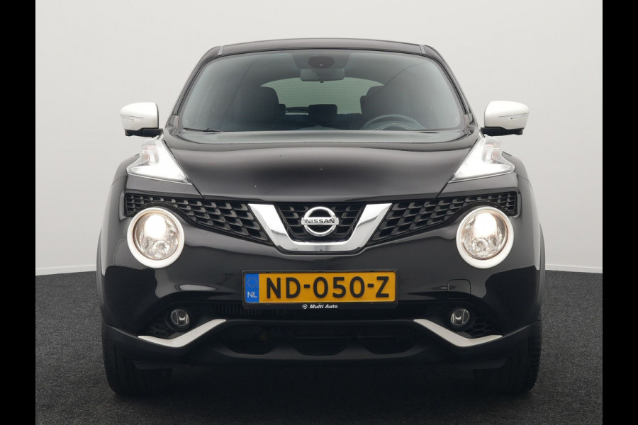 Nissan Juke 1.2 DIG-T S/S N-Vision 116pk Dealer O.H | Trekhaak Afneembaar | Alcantara Sportstoelen | 360 Camera | Lane Assist | Cruise Control | Keyless | Navigatie | Bluetooth | Climate Control | DAB |