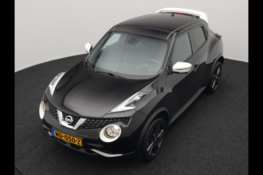Nissan Juke 1.2 DIG-T S/S N-Vision 116pk Dealer O.H | Trekhaak Afneembaar | Alcantara Sportstoelen | 360 Camera | Lane Assist | Cruise Control | Keyless | Navigatie | Bluetooth | Climate Control | DAB |