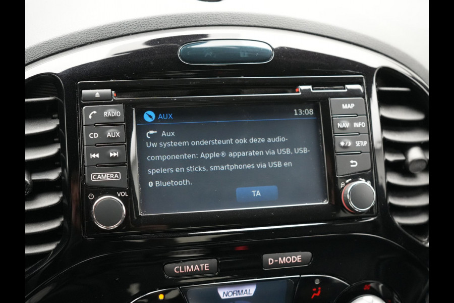 Nissan Juke 1.2 DIG-T S/S N-Vision 116pk Dealer O.H | Trekhaak Afneembaar | Alcantara Sportstoelen | 360 Camera | Lane Assist | Cruise Control | Keyless | Navigatie | Bluetooth | Climate Control | DAB |