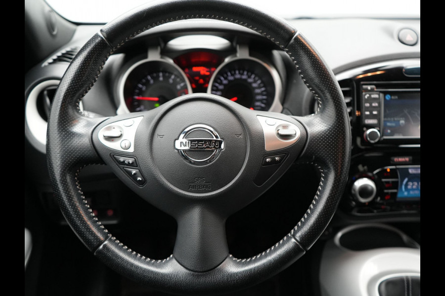 Nissan Juke 1.2 DIG-T S/S N-Vision 116pk Dealer O.H | Trekhaak Afneembaar | Alcantara Sportstoelen | 360 Camera | Lane Assist | Cruise Control | Keyless | Navigatie | Bluetooth | Climate Control | DAB |