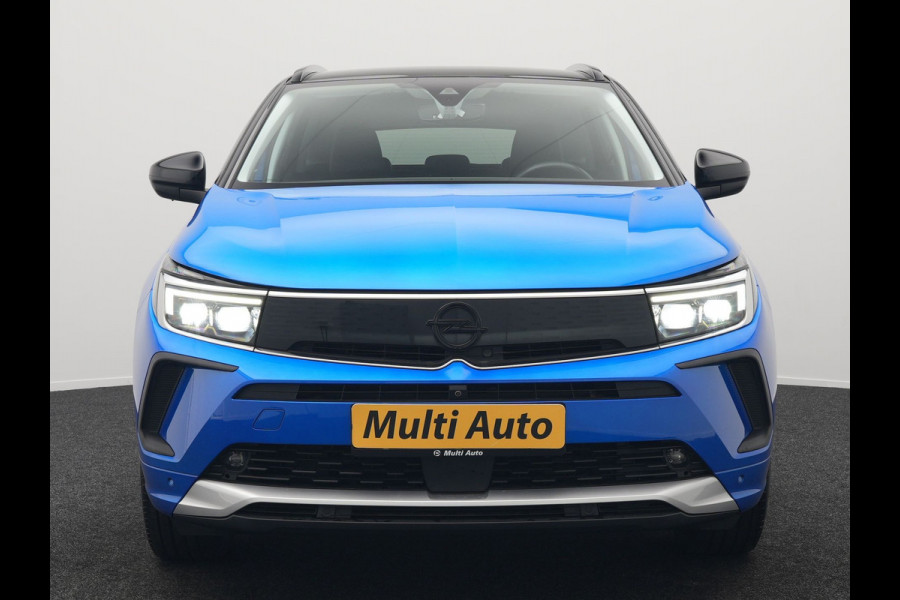 Opel Grandland 1.6 Turbo Ultimate Facelift Plug In Hybrid 224pk Dealer O.H PHEV | Adaptive Cruise | Standkachel | Lederen Sportstoelen Ventilatie & Memory | 360 Camera | Apple Carplay | Blis | Navigatie | Virtual | DAB |