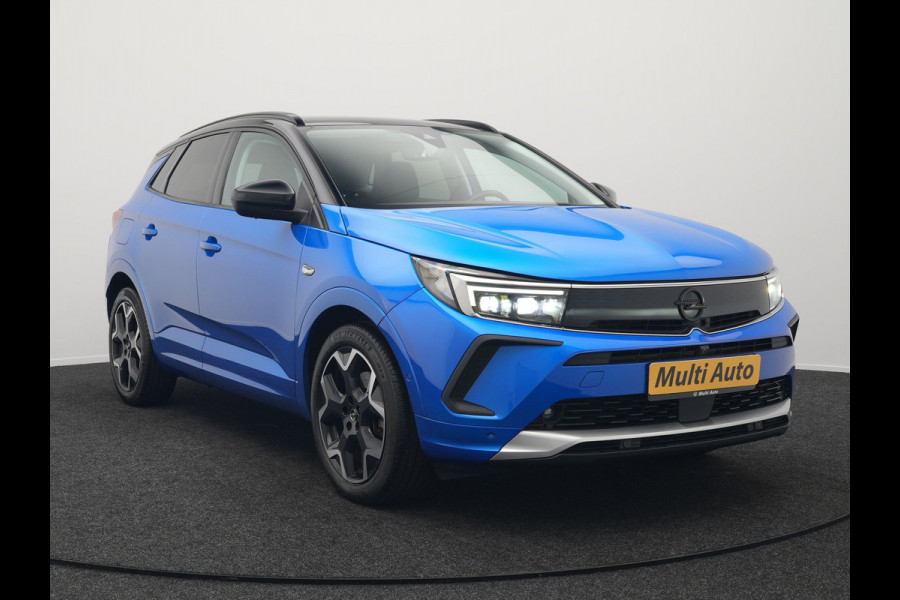 Opel Grandland 1.6 Turbo Ultimate Facelift Plug In Hybrid 224pk Dealer O.H PHEV | Adaptive Cruise | Standkachel | Lederen Sportstoelen Ventilatie & Memory | 360 Camera | Apple Carplay | Blis | Navigatie | Virtual | DAB |