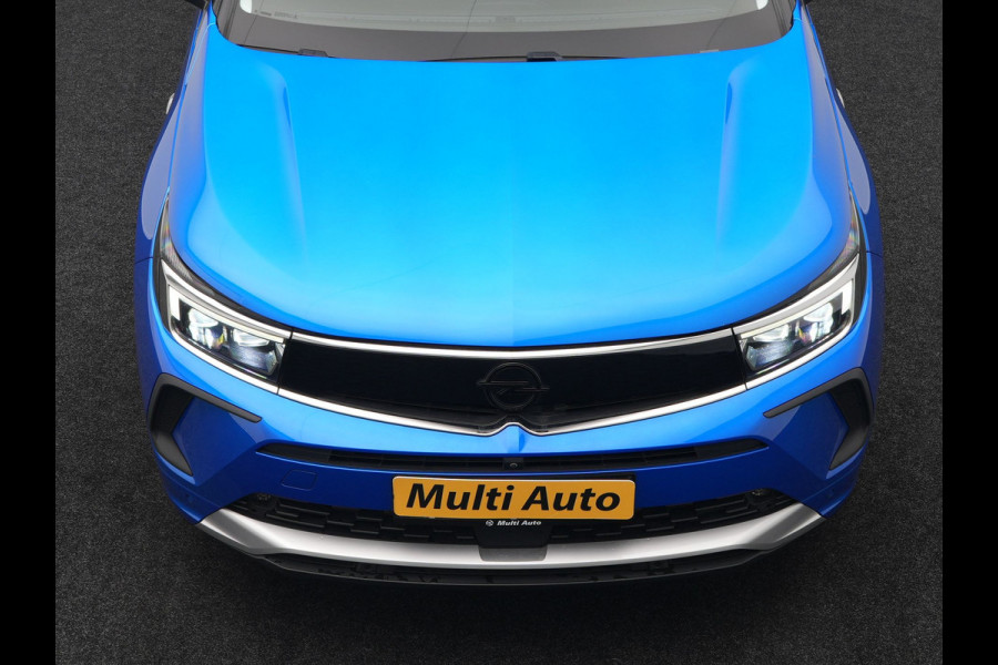 Opel Grandland 1.6 Turbo Ultimate Facelift Plug In Hybrid 224pk Dealer O.H PHEV | Adaptive Cruise | Standkachel | Lederen Sportstoelen Ventilatie & Memory | 360 Camera | Apple Carplay | Blis | Navigatie | Virtual | DAB |