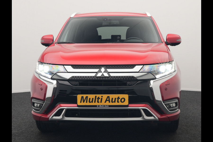 Mitsubishi Outlander 2.4 Intense+ Plug In Hybrid 225pk Dealer O.H PHEV | 360 Camera | Lederen Sportstoelen Verwarmd | Keyless | Navigatie | Stuur Verwarmd | Cruise Control | Blis | DAB |