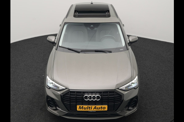 Audi Q3 45 TFSI e S Line Plug In Hybrid 245pk Dealer O.H PHEV | Trekhaak Af Fabriek | Panodak | Adaptive Cruise | Sportstoelen Verwarmd | Apple Carplay | Keyless | Navigatie | Virtual |  DAB |