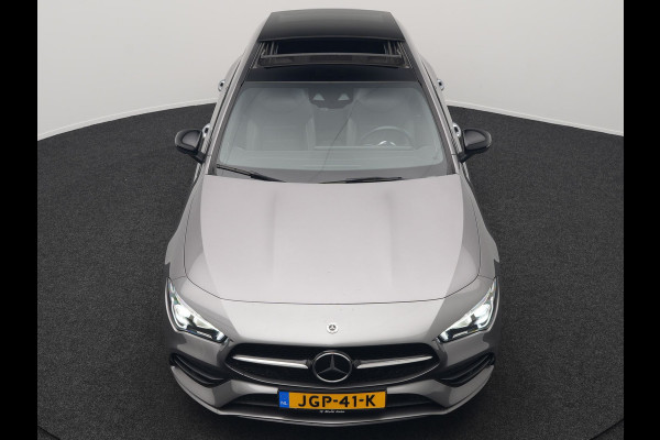 Mercedes-Benz CLA-Klasse Shooting Brake 250 e AMG Plug In Hybrid 218pk Dealer O.H PHEV | Trekhaak Af Fabriek | Panodak | Burmester Sound | Adaptive Cruise | Alcantara Sportstoelen Verwarmd | Sfeerverlichting | WideScreen | Navigatie |