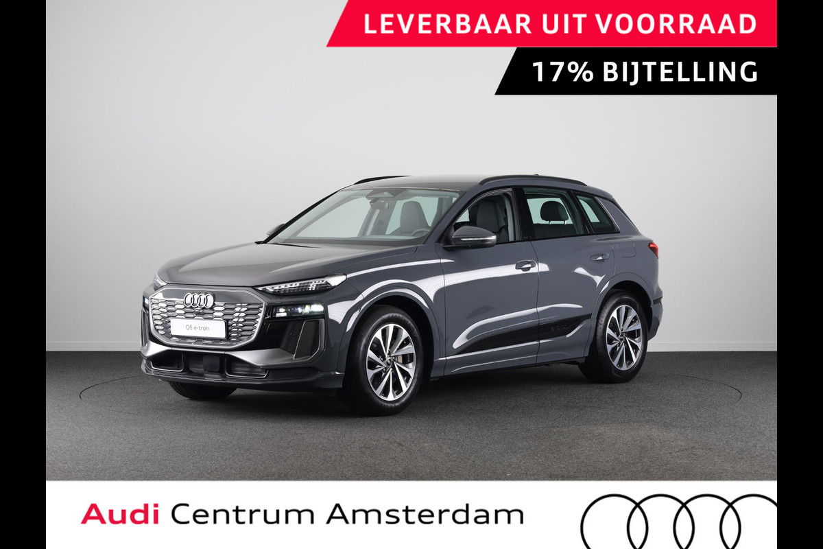 Audi Q6 e-tron Advanced edition e-tron perf 225kW/306pk 100Kwh Ha Tech Plus pakket, sportstoelen met leder, omgevingscamera's, adaptive cruisecontrol, verwarmbare voor en achterstoelen