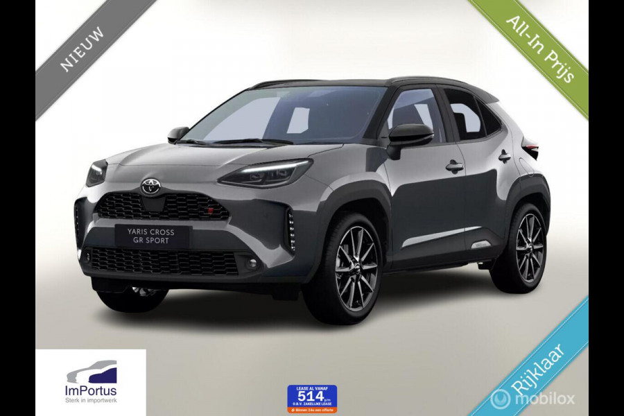 Toyota Yaris Cross 1.5 Hybrid 130 GR Sport > Snel leverbaar!