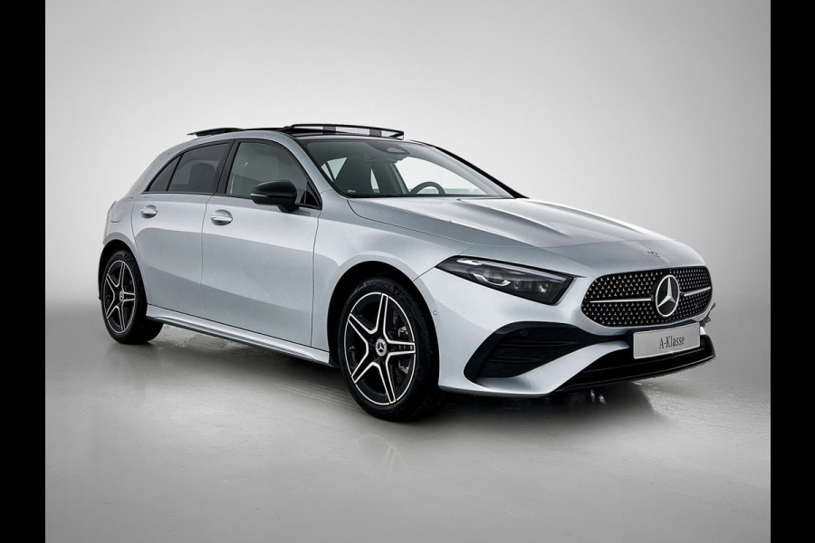 Mercedes-Benz A-Klasse 250 e Business Solution AMG | Nightpakket | Panoramaschuifdak | Multibeam LED | Stoelverwarming voor | Smartphone integratie | KEYLESS GO | Extra USB-poorten |