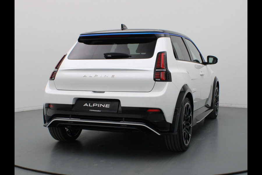 ALPINE A290 GT 52 kWh Snel Leverbaar | NIEUW | SNOWFLAKE met semi-diamant | Adapter V2L | Zonder naam uitvoering op kofferklep | 180pk