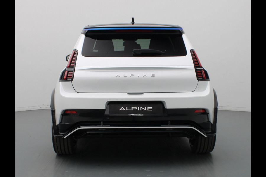 ALPINE A290 GT 52 kWh Snel Leverbaar | NIEUW | SNOWFLAKE met semi-diamant | Adapter V2L | Zonder naam uitvoering op kofferklep | 180pk