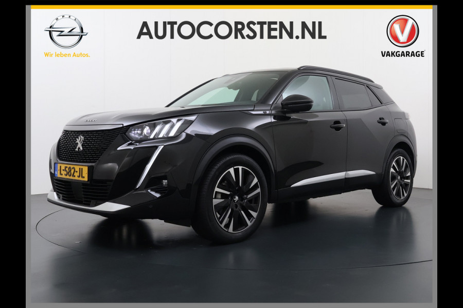 Peugeot e-2008 EV GT Pack 50kWh SOH 90% Pano-Dak+Schuifdak Apple Carplay Android Auto Navi Ecc Adap.Cruise 360°Camera Stoelverwarming Blindspot Privacy Glas Lmv 18" Lane Assist Keyless Bluetooth Pack Safety Plus 1e Eigenaar 100% Dealeronderhouden Origineel Nederlandse Auto